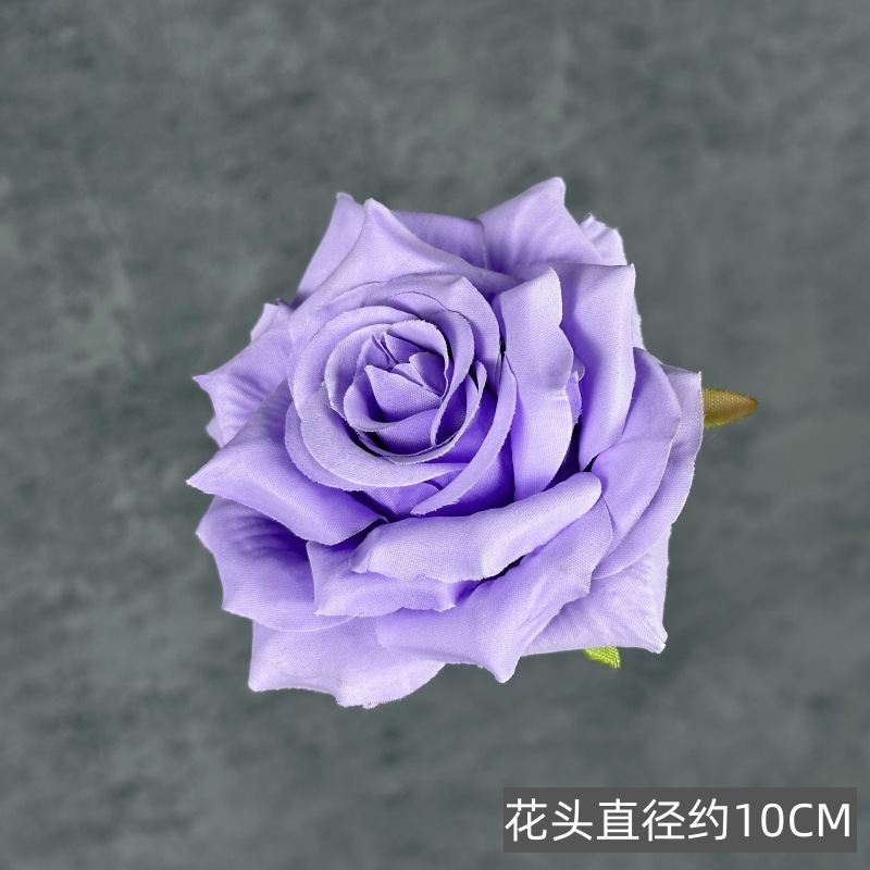 Franela artificial flor Rosa cabeza ramillete rojo boda flor pared tiro apoyos flor artificial arco flor artificial al por mayor