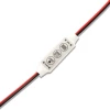 WM-TG013A Mini 3-button single dimmer red and black wire