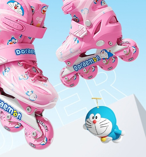 Children's Roller Skates, Girls' Skates, Beginner Roller Skates, Roller Skates for Boys 3-6-12 Years Old, Inline Skates, Outdoor,