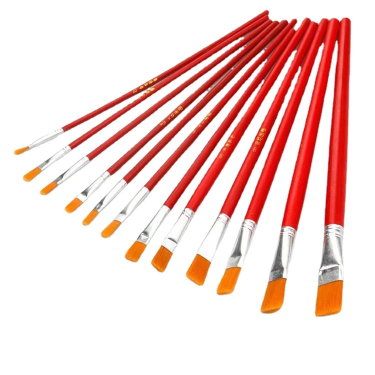 Hair oil, brush, nylon watercolour, gouache, children's chalk, wholesale, increased thickness