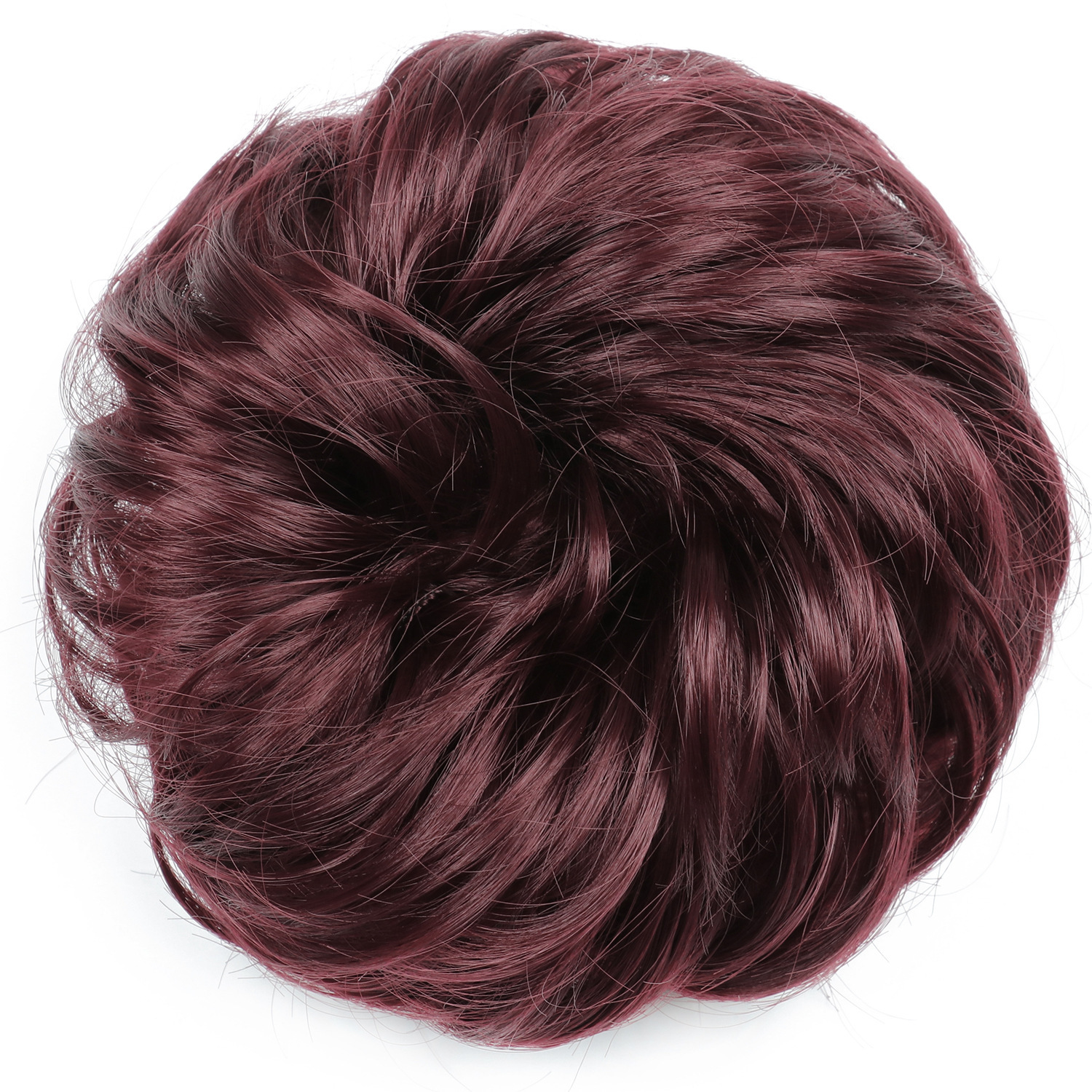 Anillo de pelo de cabeza de bola, peludo de pelo natural, anillo de pelo de cabeza de bola, barba larga