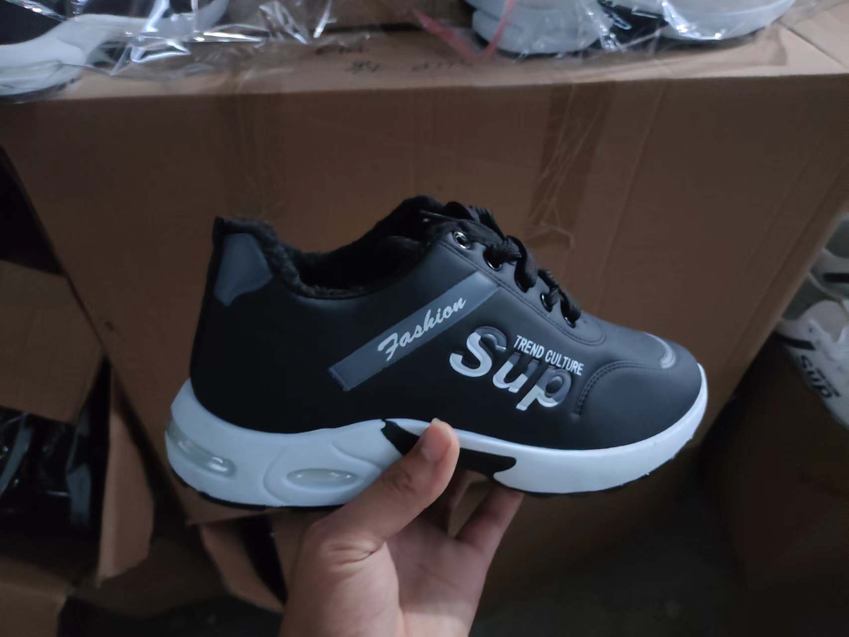 【SUP-블랙】-면신발