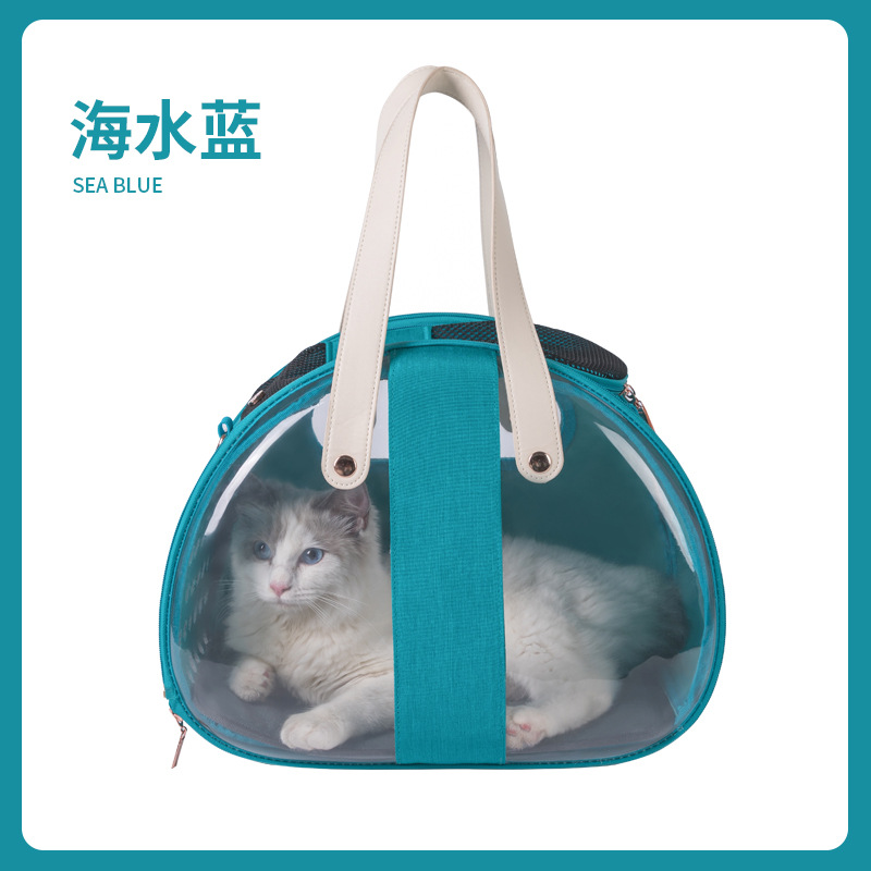 Nueva bolsa de mascotas cápsula espacial bolsa de gato mascota salida Portátil Bolsa de hombro portátil multiusos plegable mochila para mascotas