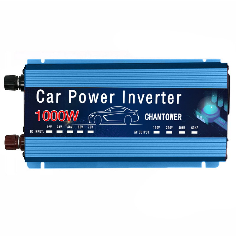 12v a 220v inversor de onda sinusoidal corregido 500W1000W2000W convertidor de energía solar al aire libre