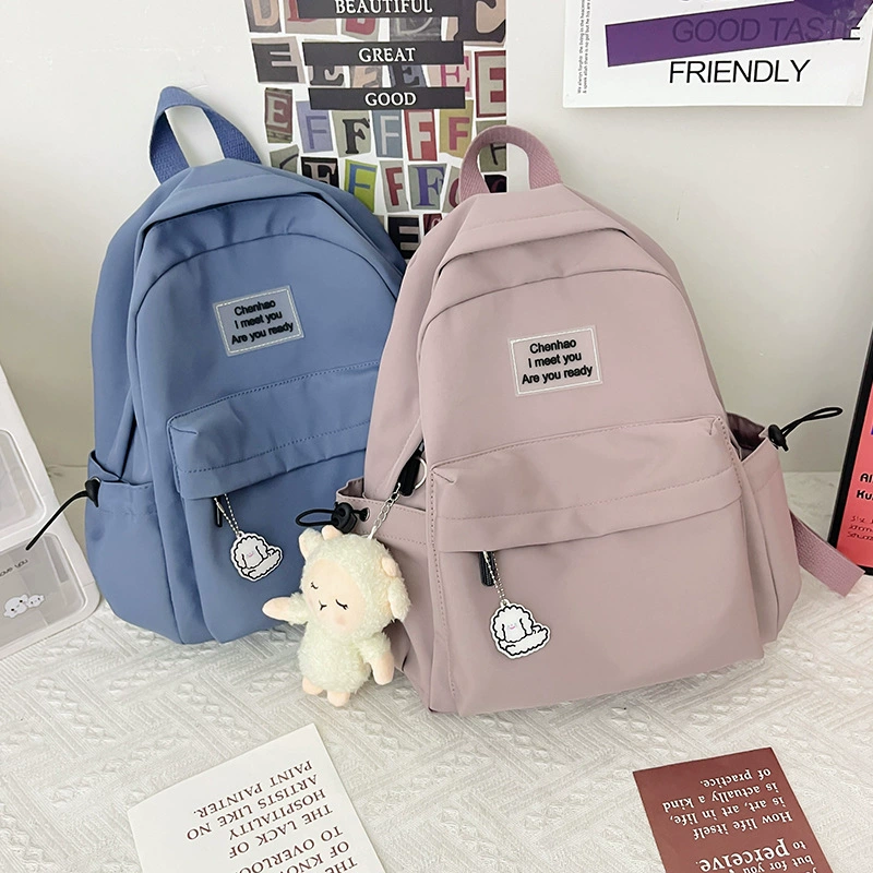 Backpack, capacious fresh shoulder bag, Korean style, for teenagers, for students