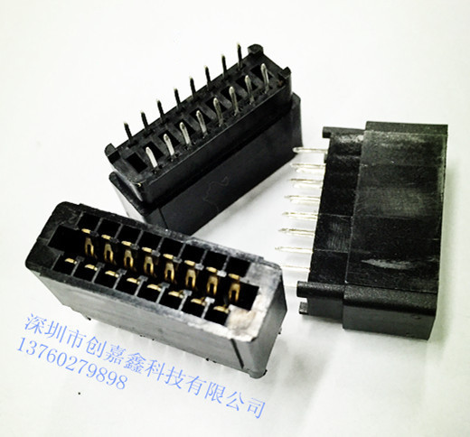 ����ָ SLOT ����PCB�۲���16Pֱ���ʽ ���2.54MM �޶�