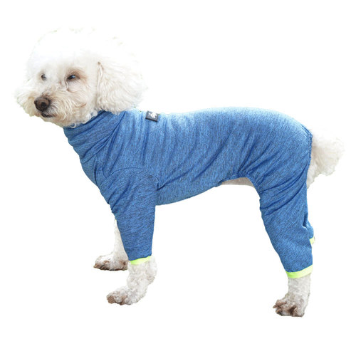 Pet clothing for Teddy, Bichon Frise, and Schnauzer dogs - winter base layer plain pet clothes for small dogs - four-legged one-piece clothing