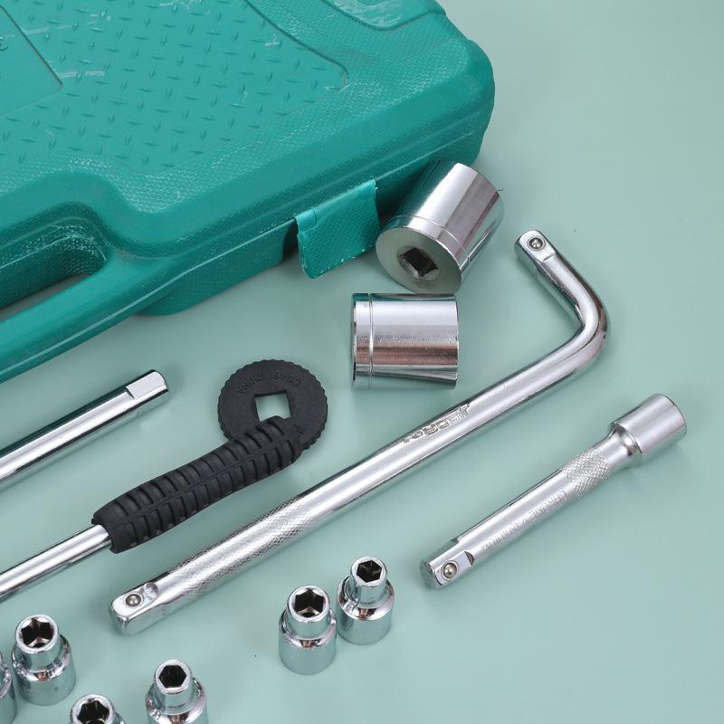 Las ventas de la Fábrica de Herramientas de hardware 32 unidades socket wrench herramientas de reparación de la máquina del hogar socket wrench Set