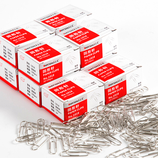 [10 Boxes] Shanghui Paper Clip Bookmark Creative Cute Paper Clip Buckle Pin Triangular Paper Clip Stationery King