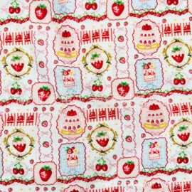 40支府绸全棉数码印花布纯棉水洗棉布婴童家居服面料碎花睡衣布料