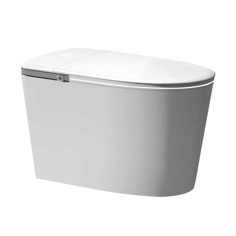 Jumping Seer nuevo inodoro inteligente totalmente automático trasero y pie de lavado sensación plegable inodoro de estilo de ingeniería de hotel familiar