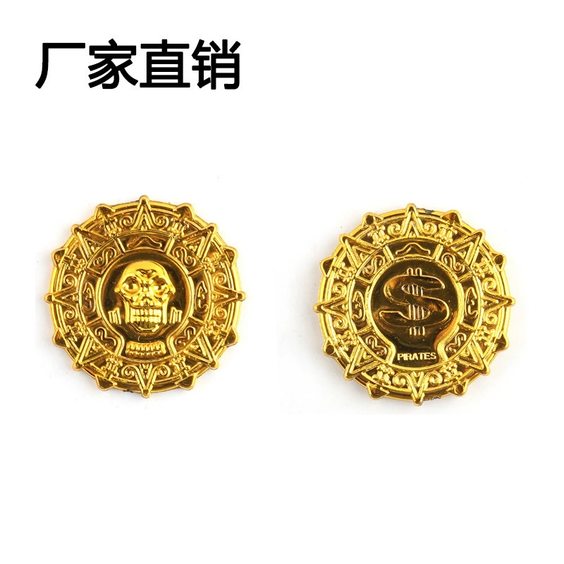 Прямые продажи с фабрики, золотой реквизит, бирка, монета, доллар, очки награды, украшение, событие, Хэллоуин, ролевая игра