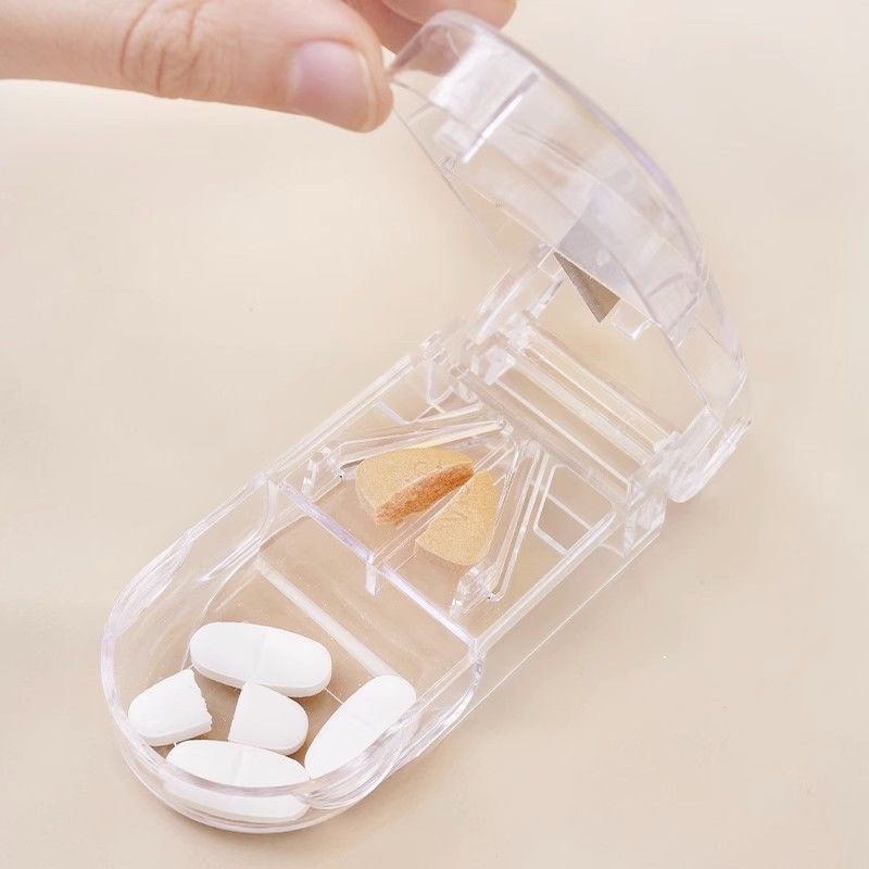 錠剤切断ツール、ピルボックス、錠剤カッター、ポータブル錠剤分割、7日間分割器、錠剤カッター、多機能|undefined