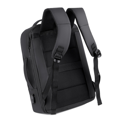 Custom Business Commuter Backpack Expandable Dual Shoulder Bag for Men Large Capacity Travel Office Backpack Waterproof Laptop Bag