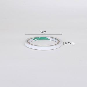 Cinta estrecha 1cm de ancho pegamento de sellado para estudiantes ramo de flores material de embalaje material de bricolaje hecho a mano cinta transparente