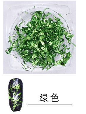 Manicura Nueva joyería oro y plata hoja de color de seda de uñas de oro y plata de seda espejo mágico Rosa tira de color desgaste de uñas manicura joyería