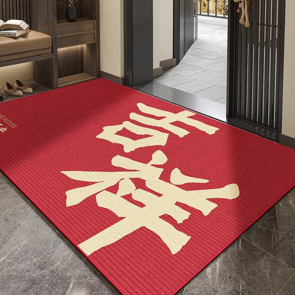 Alfombra de puerta de entrada Alfombra de puerta de entrada de sensación de alta calidad Alfombra de puerta antideslizante desechable 2025 nuevo hogar resistente a la suciedad