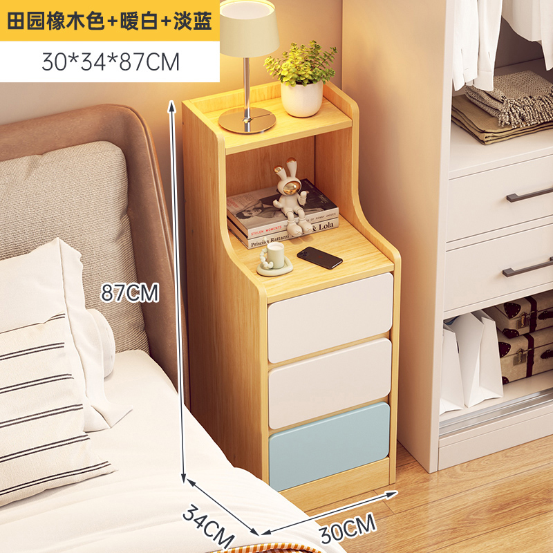 Gabinete de exhibición multifuncional de cabecera de cama de dormitorio armario de almacenamiento armario de almacenamiento con cabecera de extracción estante de almacenamiento doméstico contra la pared