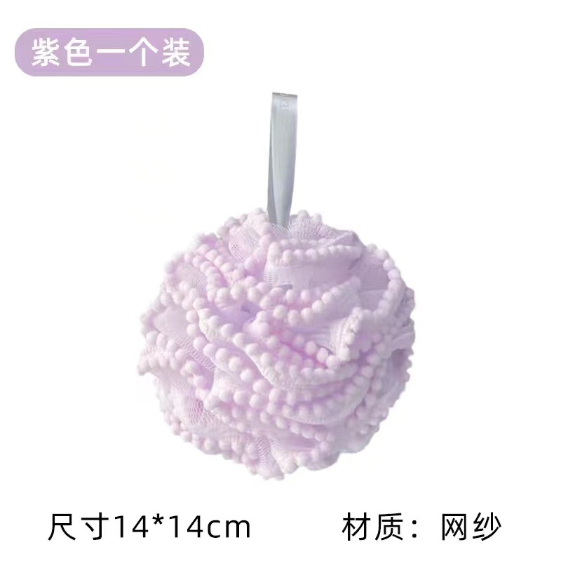 Bola de baño de encaje Flor de baño Bola de piel de alto grado Bola de baño Toalla de baño súper suave para niños