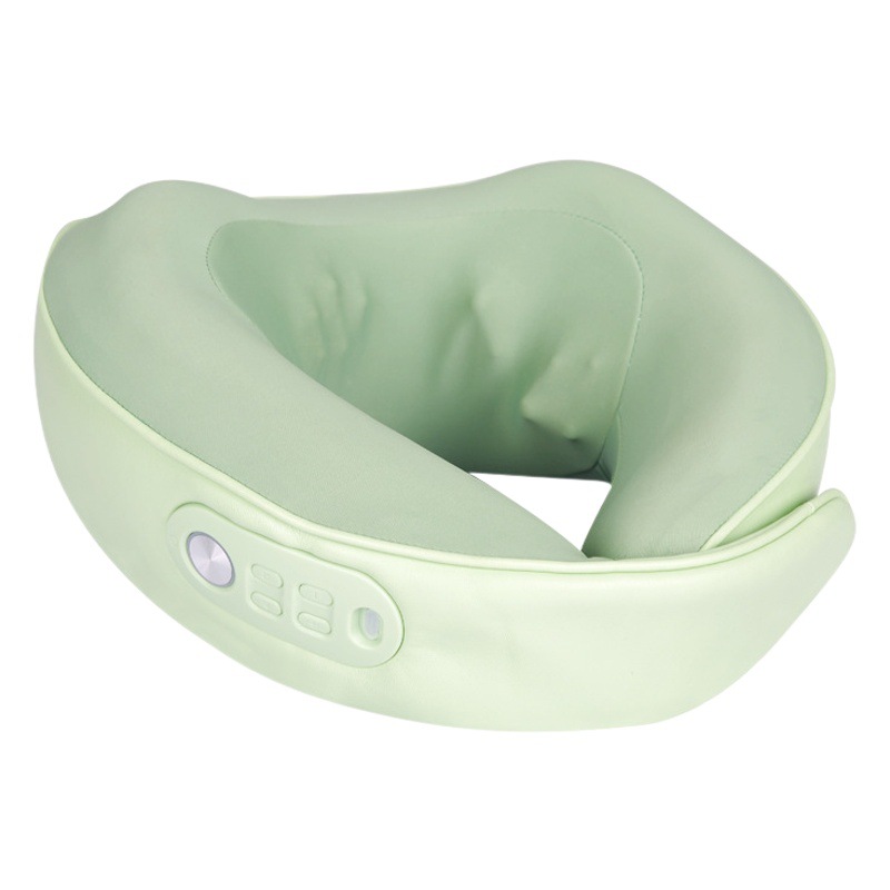Almohada de masaje con aplicación, masajeador multifuncional en forma de U para columna cervical, masajeador eléctrico para cuello, protector de cuello, regalo