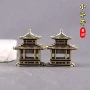 桌面复古楼阁工艺品亭子