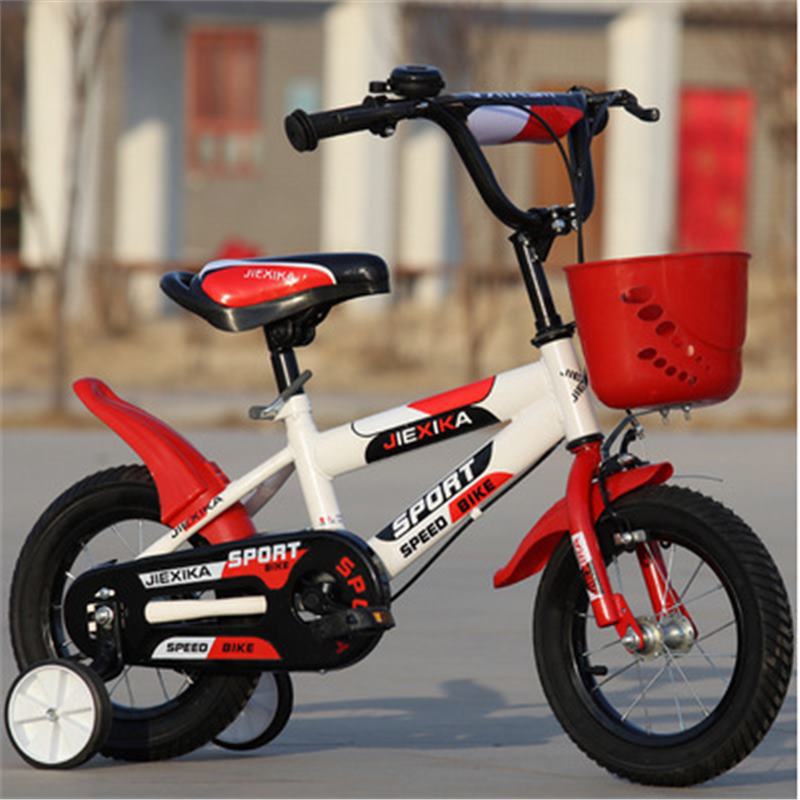 Bicicletas infantiles 12 - 14 - 16 - 18 - 20 pulgadas para niños y niñas con asiento trasero bicicleta cochecito para niños