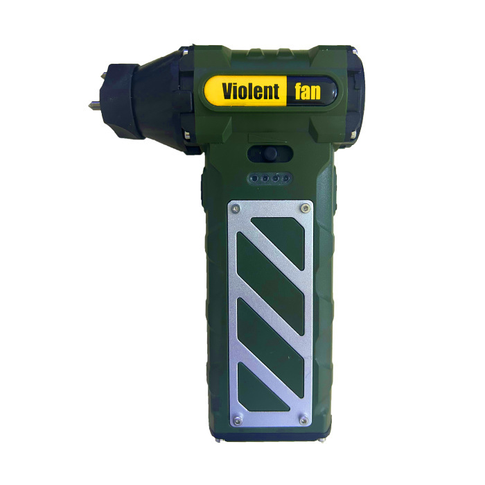 Transfronterizo nuevo ventilador de turbina de automóvil ventilador de mano al aire libre acampado USB motor sin escobillas mini ventilador violento