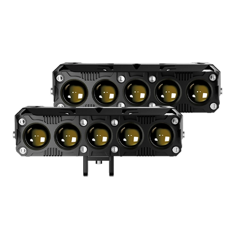 HAIZG двухцветные светодиодные модифицированные фары, высокая мощность