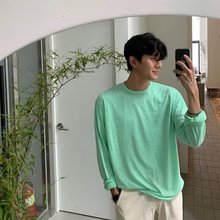2025新款韩版ins百搭长袖t恤宽松oversize内搭打底衫上衣男女潮