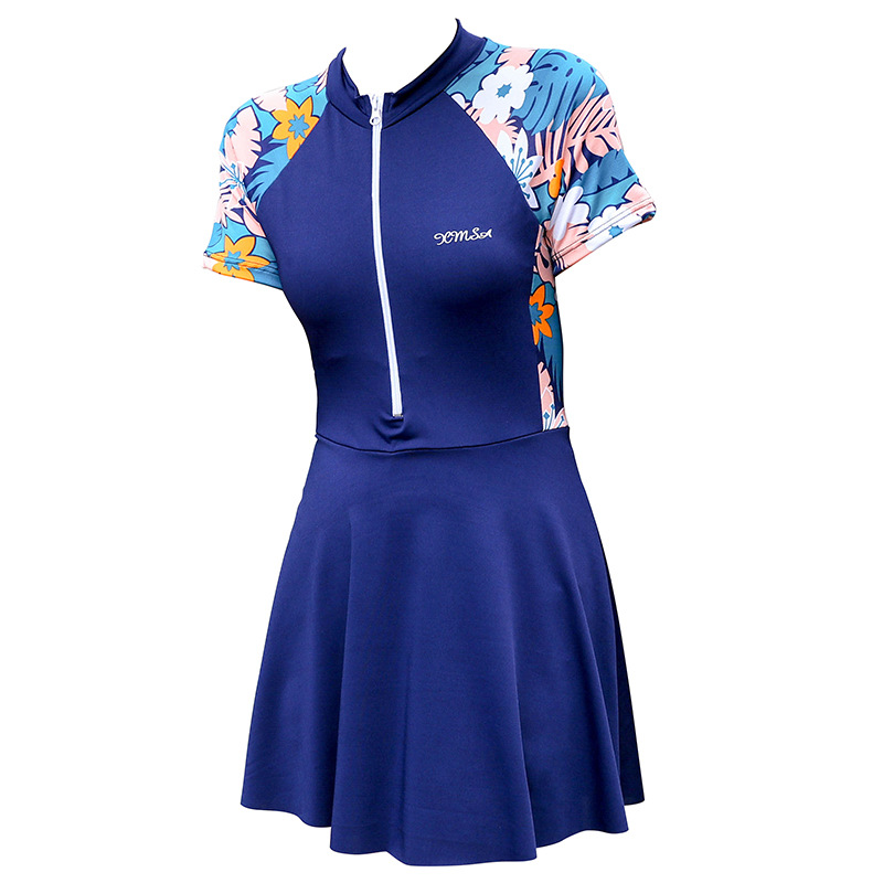 Traje de baño femenino estudiante deportes moda de una pieza Niña vientre que cubre adelgazamiento sensación de alto grado piscina de aguas termales traje de baño profesional