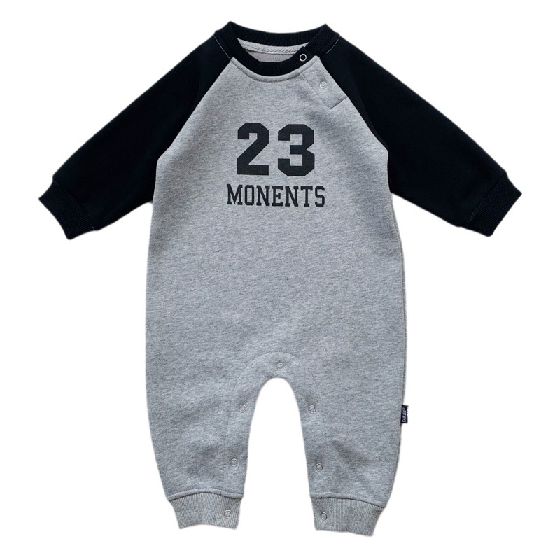 Ropa de una pieza para bebés 2024 otoño nuevo estilo ropa de salida para niños recién nacidos hombres y mujeres ropa de escalada deportiva a juego de color retro para bebés