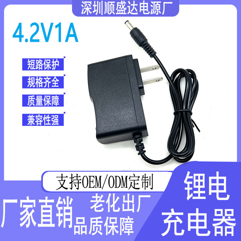 4.2V5V8.4V12.6V16.8V21V25.2V1A/2A Lithium Battery Charger Hand Drill Power Tool
