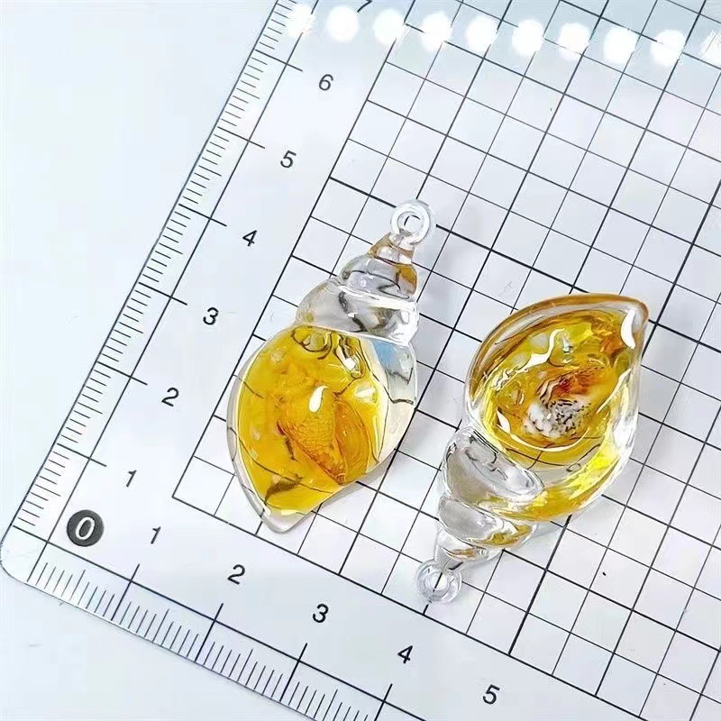 5g Weight Pendant Jewelry Making Type 30*50mm Jewelry Making Size DIY Jewelry Accessories Classification 1 Piece Quantity Resin Material Conch Pattern All Seasons Season Cute, Beach Style 1 Piece 30*50mm Resin Conch Pendant DIY Jewelry Accessories 5
