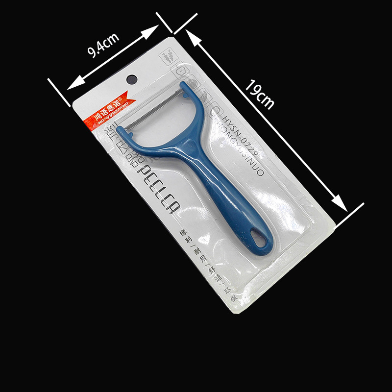 0729 Tarjeta de succión pelador cuchillo mango de plástico dentado pelador fruta melón fruta cepilladora 2 yuanes pelador