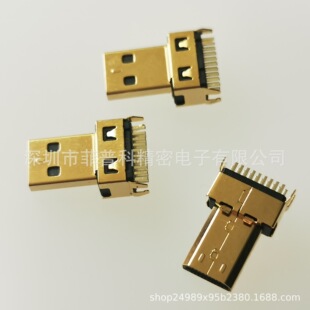 MINI HDMI 19P���^ �A��ʽ �~��僽�/�F��僽� ����HDMI���^