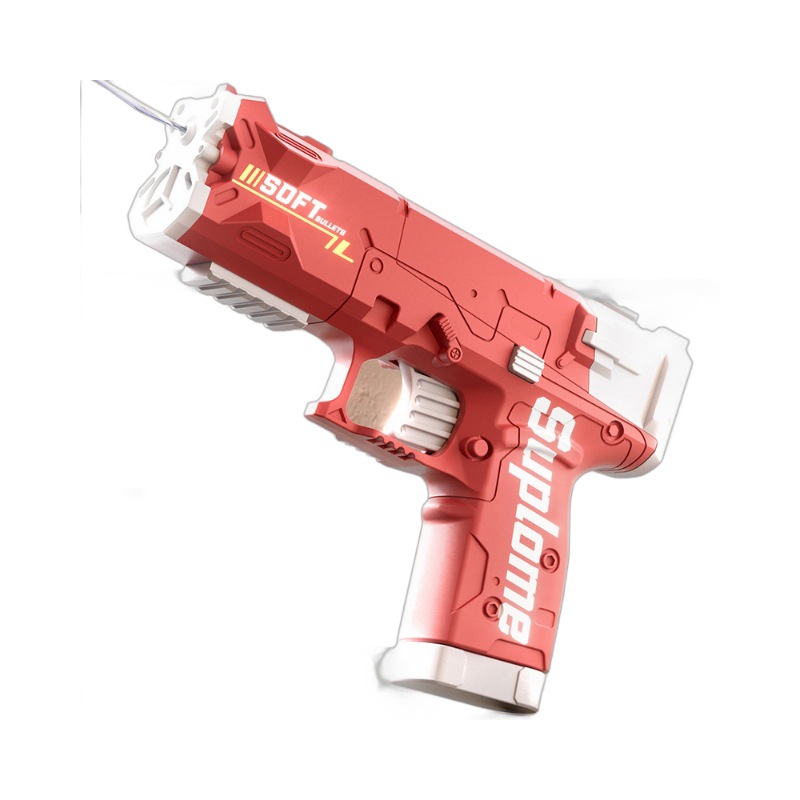 Pistola de agua de hielo para niños juguetes de enlace mecánico de perforación de pulverización de agua de alta presión fuerte pistola de agua de agua de agua de verano