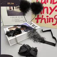 Сексуальное женское белье сексуальный костюм женское белье Сексуальная повязка на голову Сексуальная сексуальная маска для глаз сексуальные кружевные наручники секс-игрушки