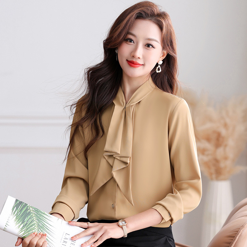 Elegant shirt with bow