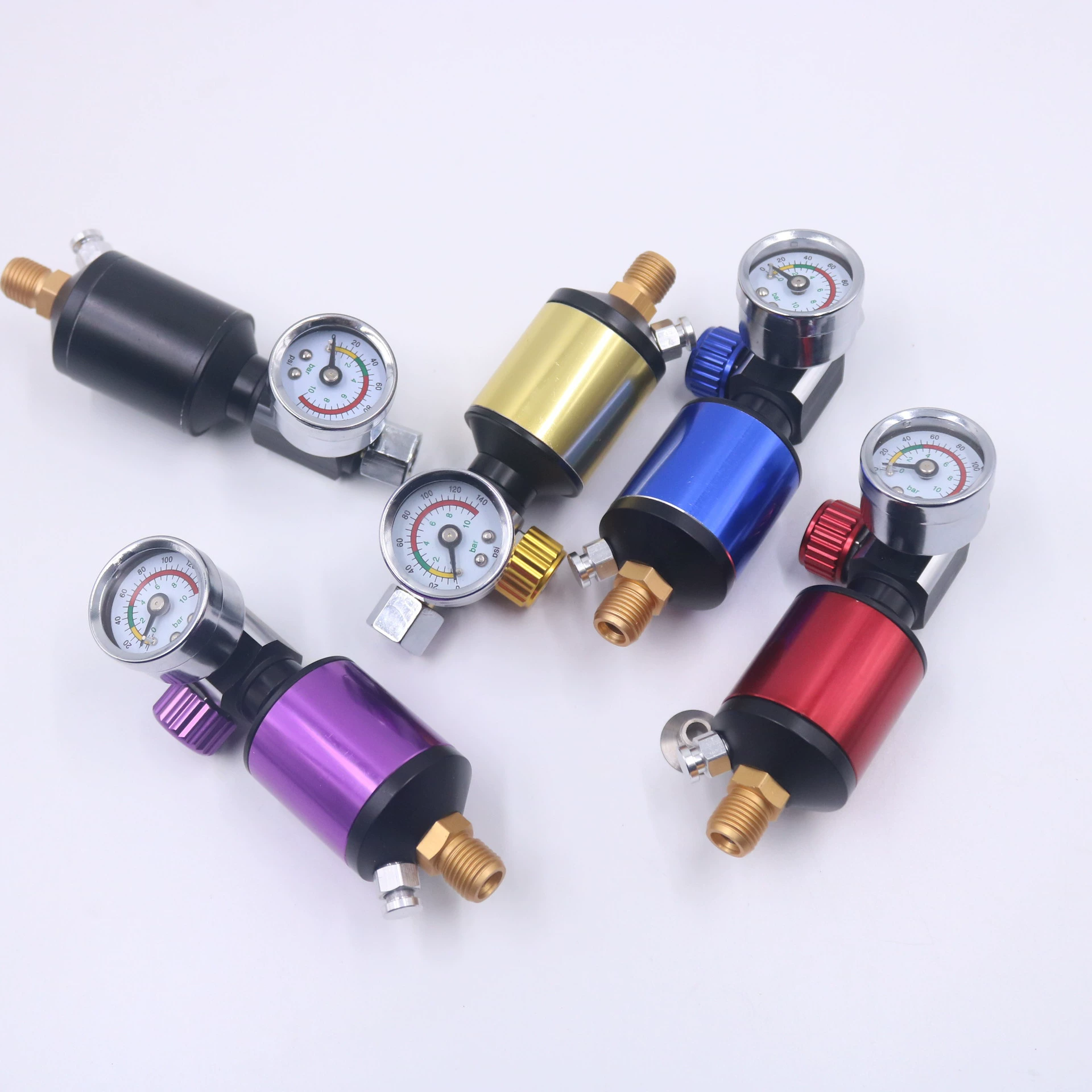 Комбинированный водомасляный Сепаратор Регулятор давления воздуха Фильтр регулирования давления комбинированный фильтр пистолета-распылителя