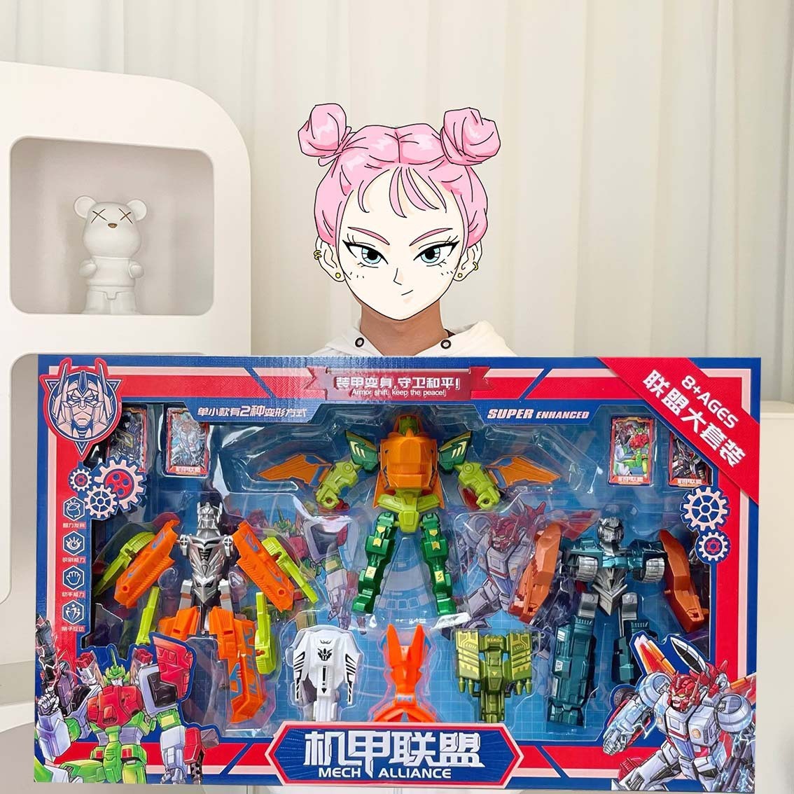 AU66-11 Mecha Alliance Color aleatorio