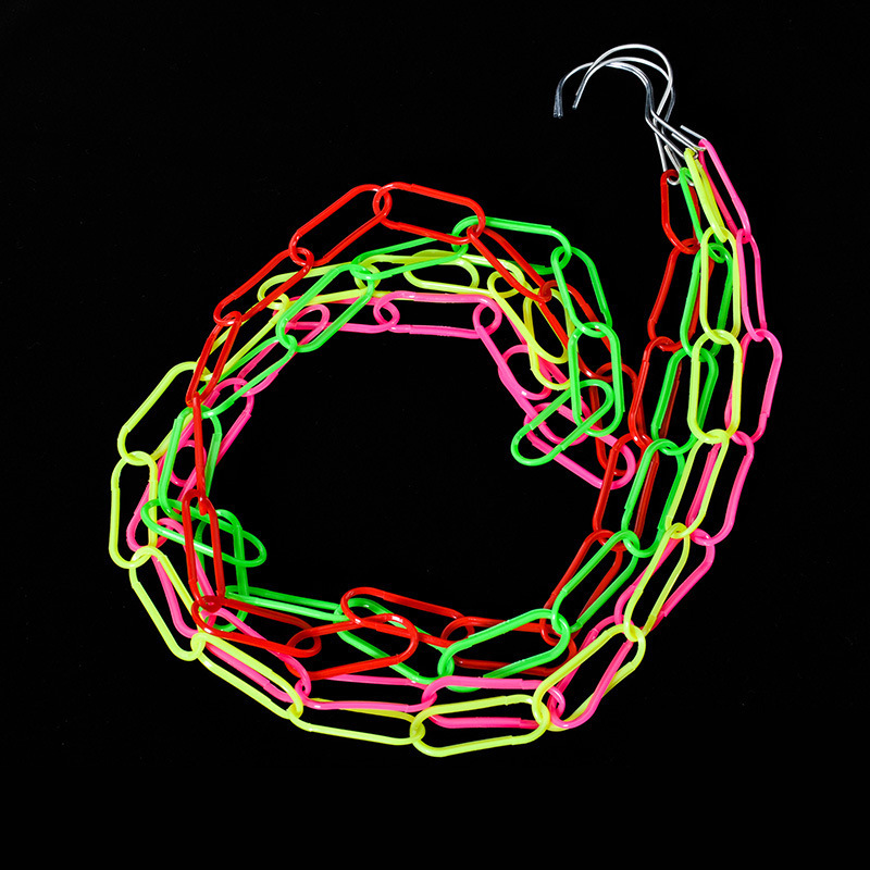 Manufacturer Wholesale Clothing Store Hanger Connecting Strip Plastic Chain Hanger Hanging Chain Display Props 18-Ring Plastic Chain Manufacturer Wholesale Clothing Store Hanger Connecting Strip Plastic Chain Hanger Hanging Chain Display Props 18-Ring Plastic Chain