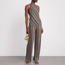 法式名媛高端针织两件套女装速卖通夏季新款欧美跨境性感气质套装