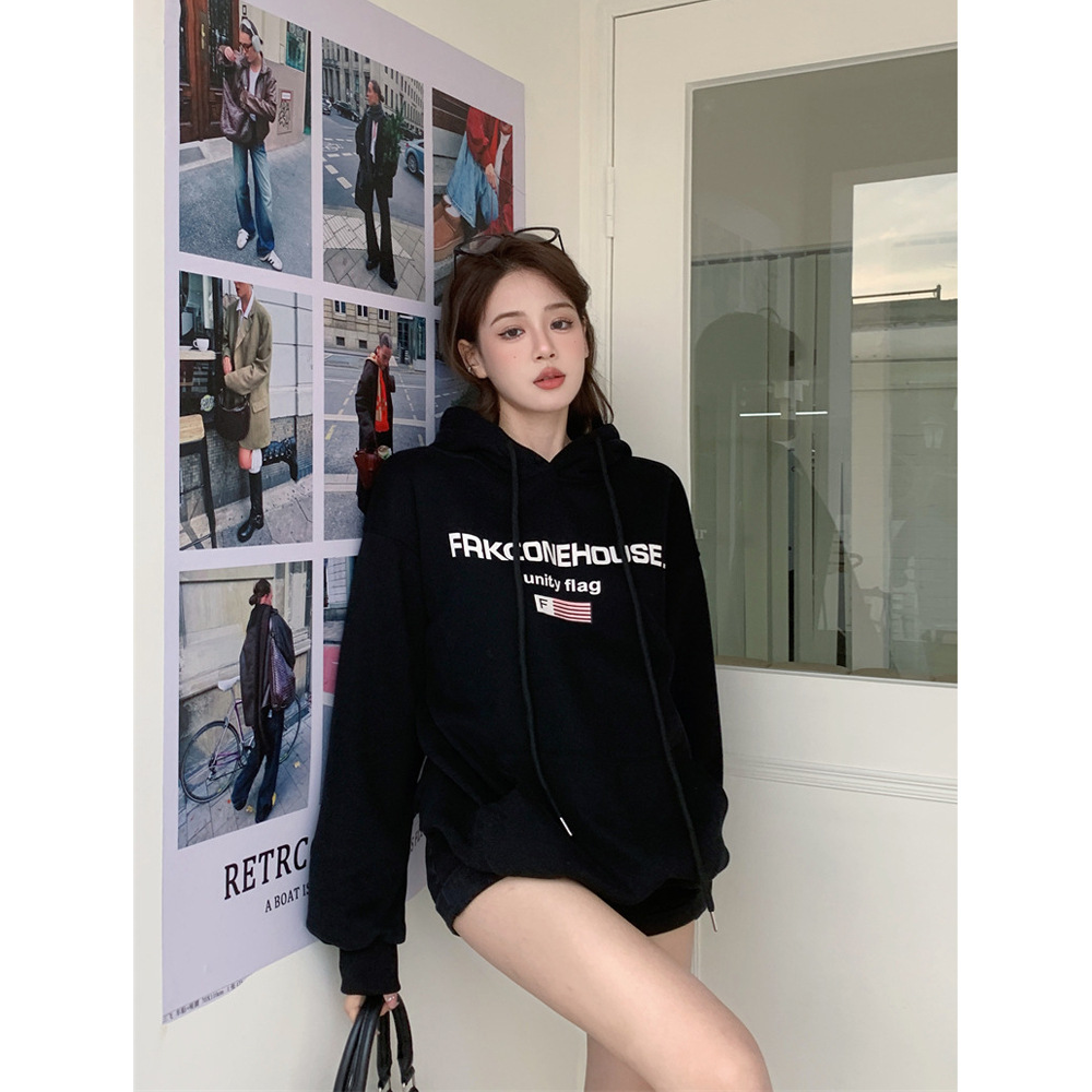 Retro autumn warm sweatshirt