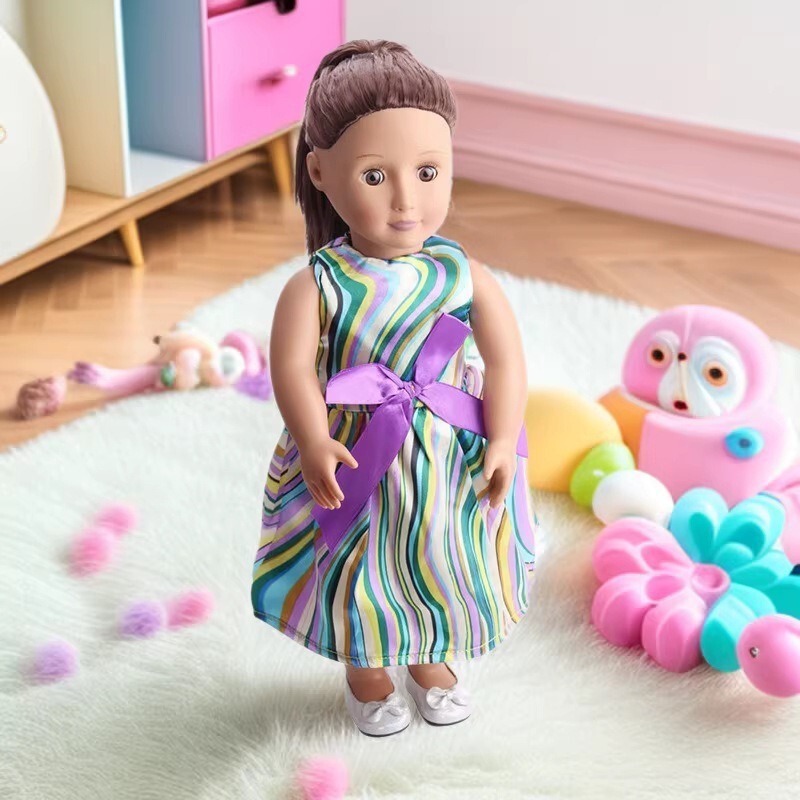 18inch American Girl Doll Multi-Color Skirt 43cm Summer Outfit Doll Skirt Factory Wholesale