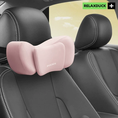Headrest Car Cushion, Car Cervical - neck-care-model-light-pink-271012cm
