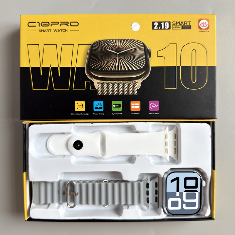 智能手表⌚️蓝牙通话灵动岛玩游戏Watch10心率计步华强北s10手表|undefined