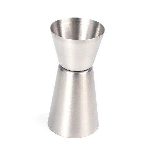 Stainless steel double-headed measuring cup cocktail shaker metal ounce cup bar cocktail adjustment measuring cup cocktail mixing tool
