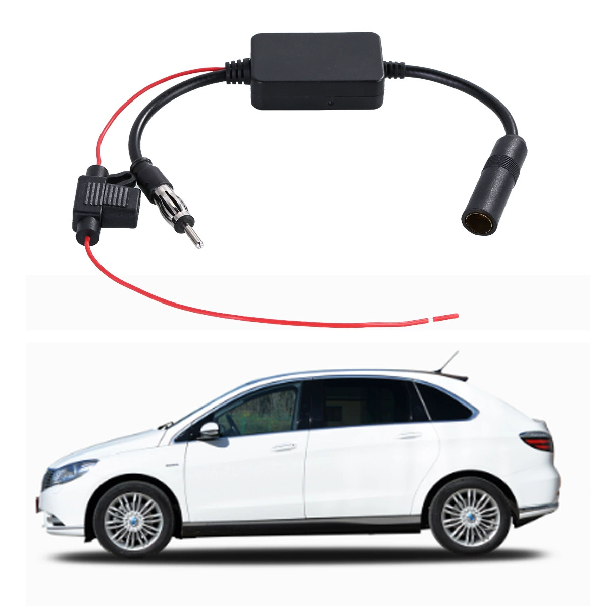 Автомобильная радиоголовка с антенным усилителем радиоусилителя FMFM AMPLIFITER