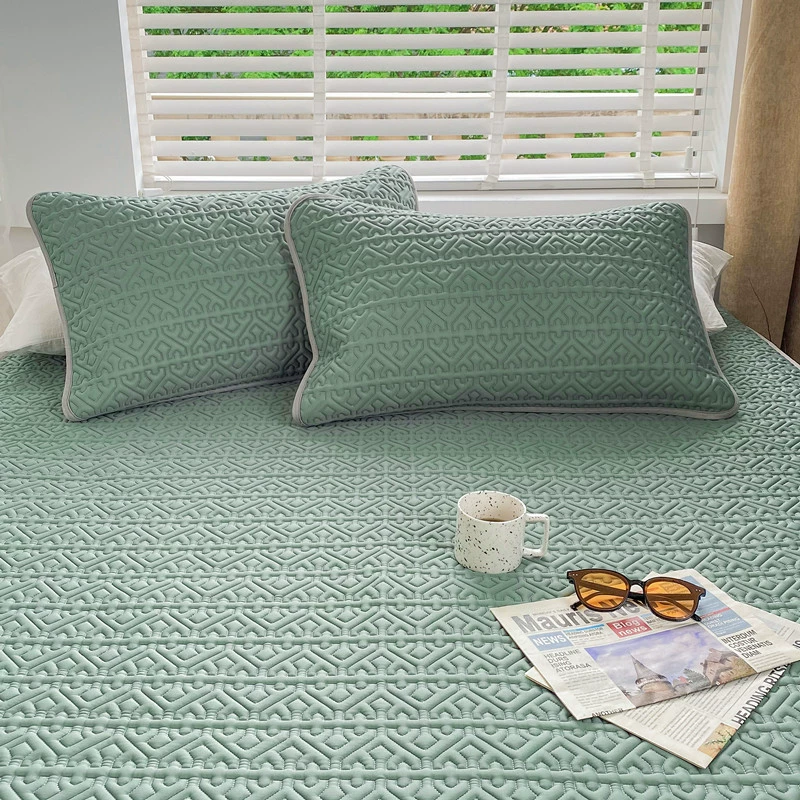 Летний коврик из слюдяного шелка, латексный матрас, трехкомпонентный дышащий 1,5 м, моющийся складной летний мягкий коврик