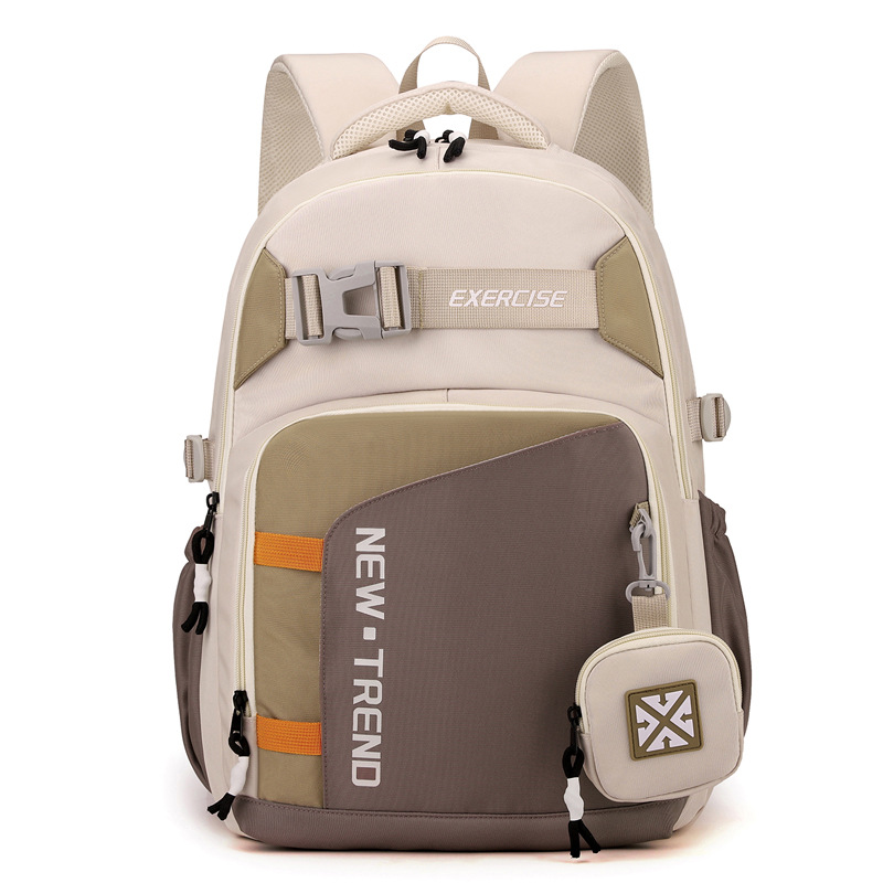 Mochila de ocio personalidad cool, gran capacidad, mochila de estilo universal, mochila de escuela secundaria, mochila de estudiantes de secundaria